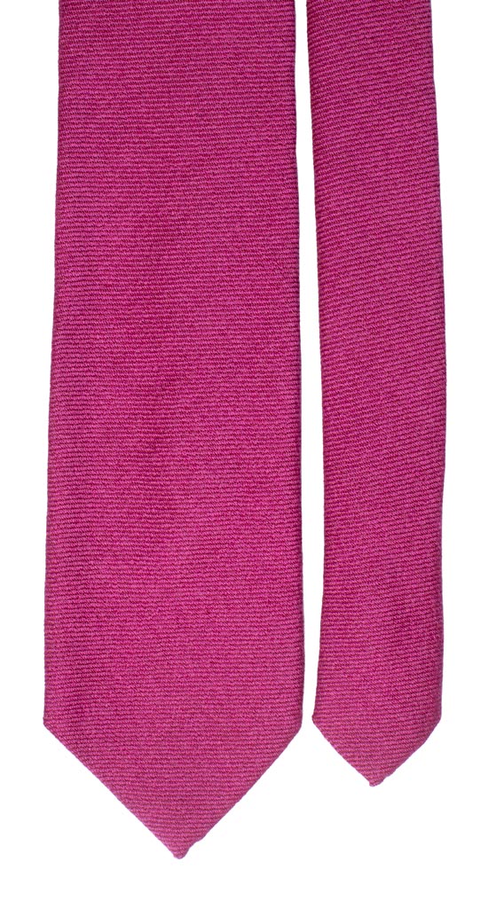 Cravatta di Lana Fucsia Tinta Unita Made in Italy graffeo Cravatte Pala