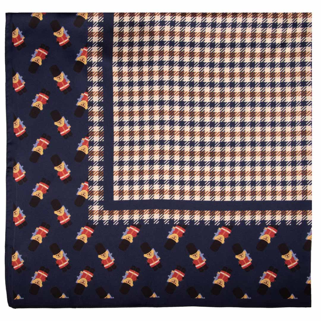 Foulard di Seta Fantasia Multicolor Made in Italy graffeo Cravatte