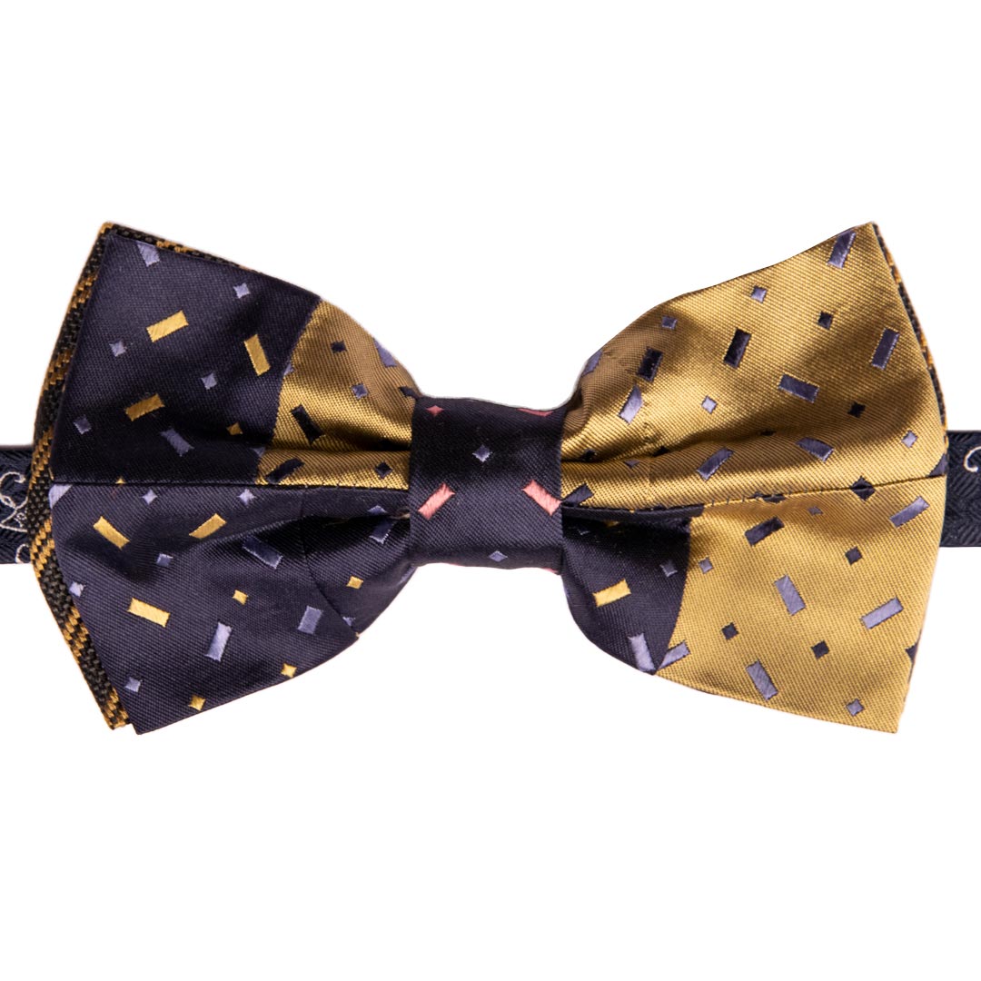 Papillon Uomo Patchwork di Seta Fantasia Multicolor Made in Italy Graffeo Cravatte