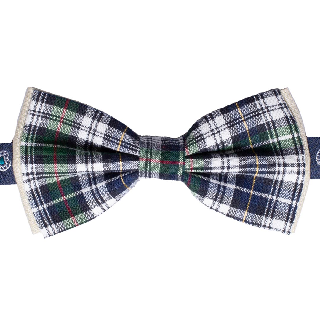 Papillon Uomo di Cotone a Quadri Fantasia Multicolor Made in Italy graffeo Cravatte