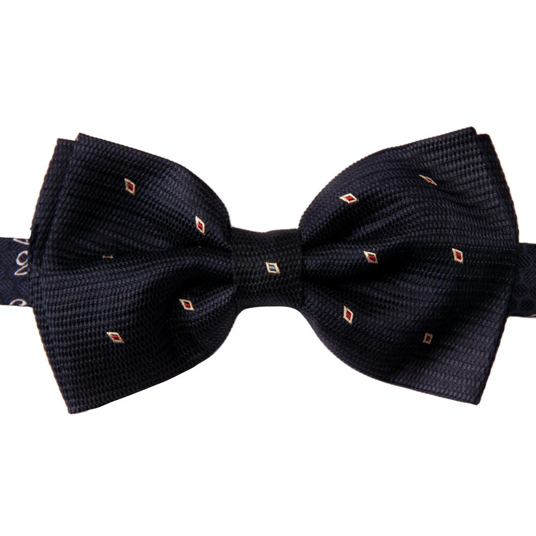 Papillon Uomo di Seta Blu Fantasia Rossa Celeste Grigia Made in Italy Graffeo Cravatte