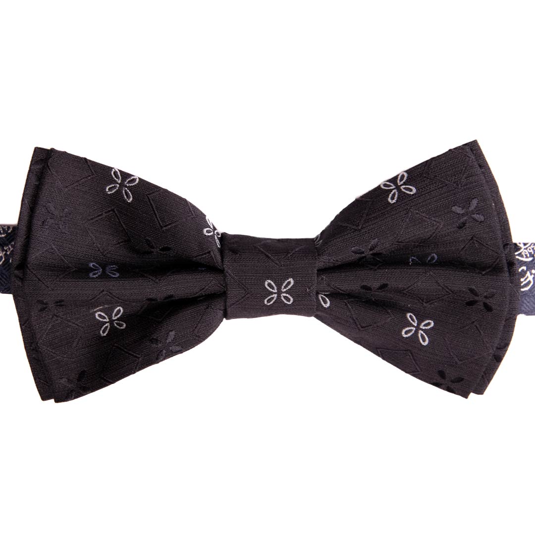 Papillon Uomo di Seta Blu Fantasia Tono su Tono Celeste Made in Italy graffeo Cravatte