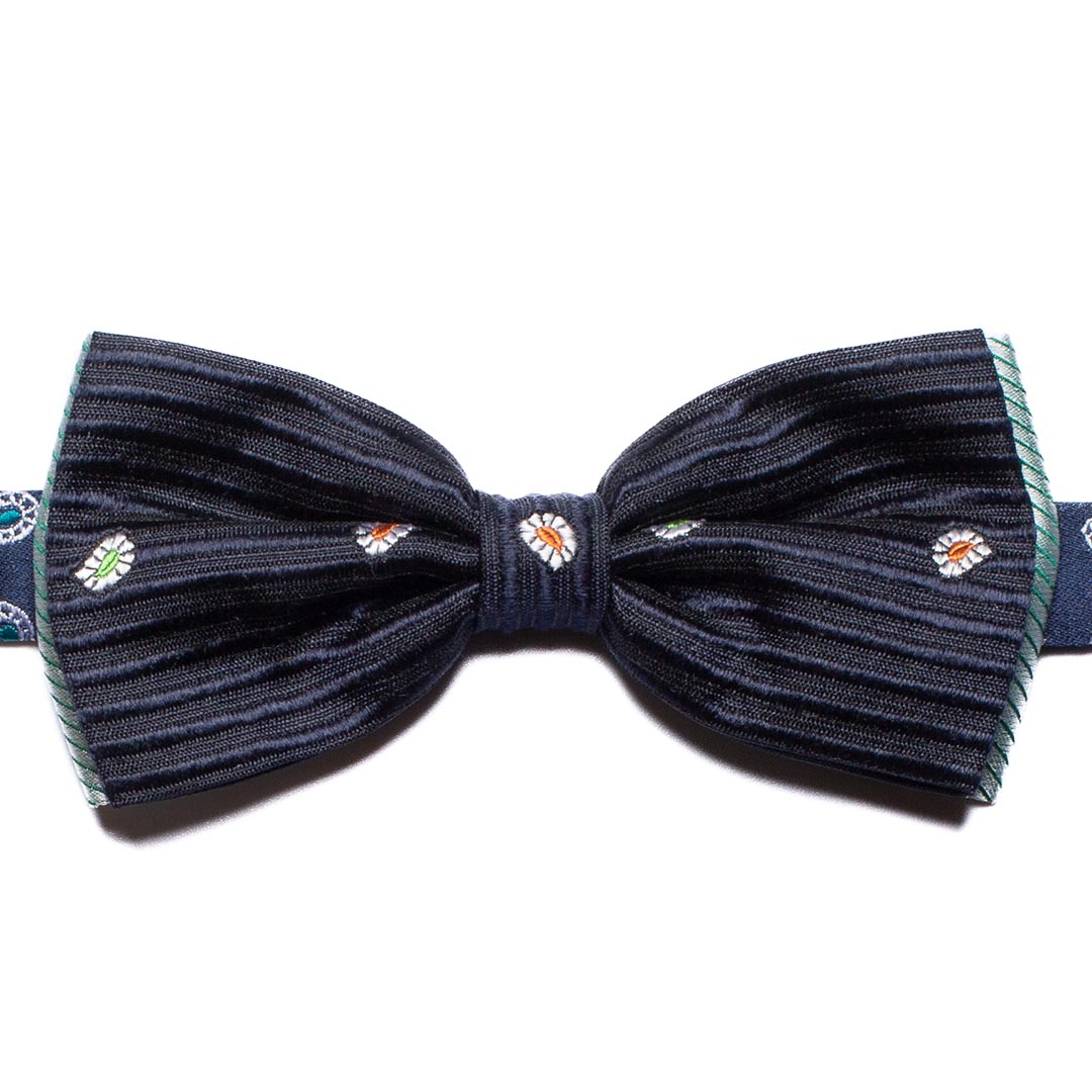 Papillon Uomo di Seta Blu Paisley Multicolor Made in Italy Graffeo Cravatte