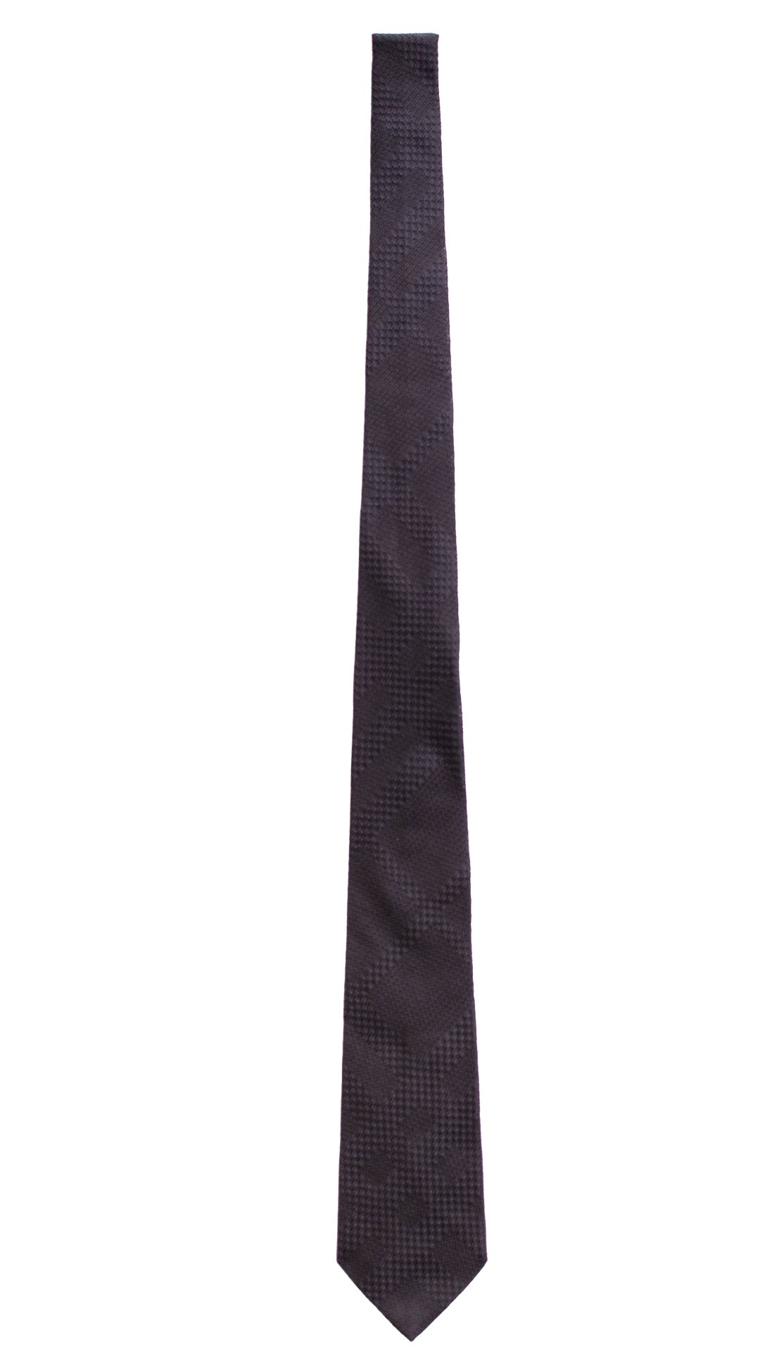 Cravatta Lorenzo Cana In Seta 100% – Blu Con Strisce Tono Su Tono, Larga 7,5 Cm, Lunga 150 Cm, Ideale Per Matrimoni E Ufficio