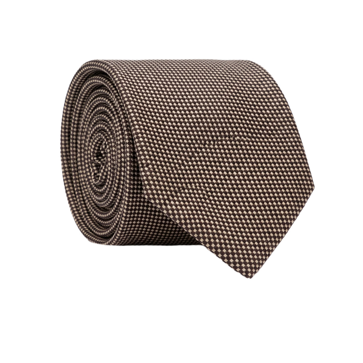 Cravatta da Cerimonia di Seta Nera Fantasia Bianco CY7643 Made in Italy Graffeo Cravatte Rotolo
