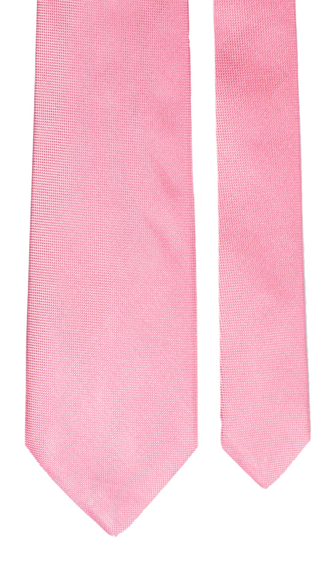 Man Solid Pink Silk Tie 6576