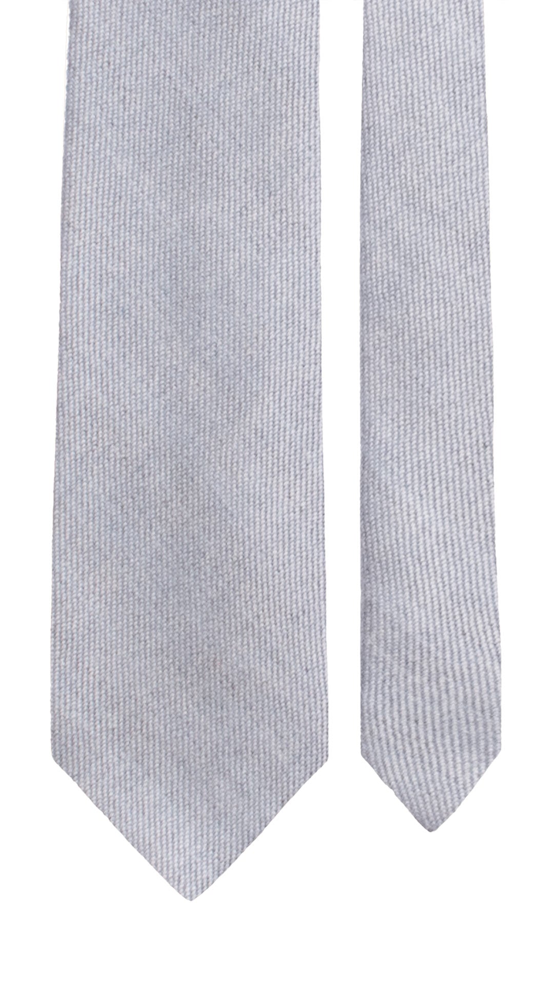 Cravatta in Lana Cashmere Celeste Tinta Unita L1259 Made in Italy Graffeo Cravatte Pala
