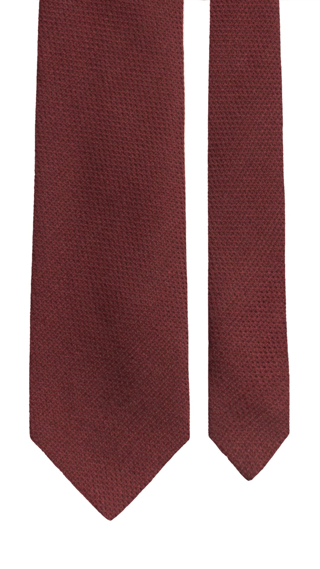 Cravatta in Lana Seta Borgogna Fantasia Nero L1277 Made in Italy Graffeo Cravatte Pala