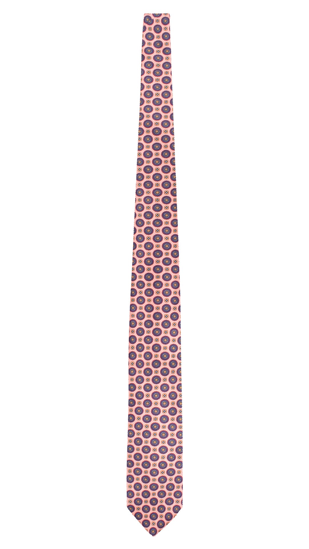 Cravatta in Saia di Seta Rosa Fantasia Multicolor SA55 Graffeo Cravatte Made in Italy
Intera
