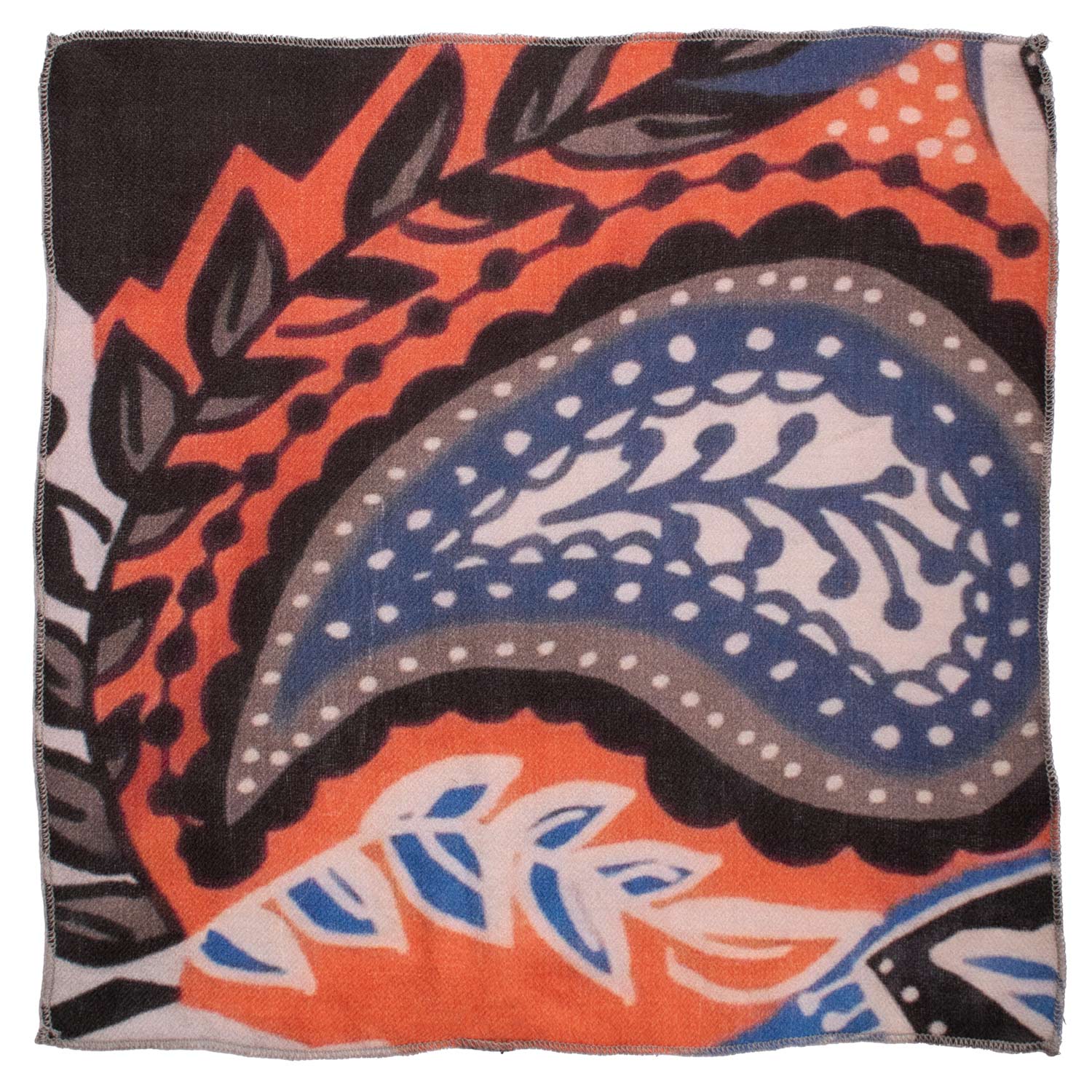 Fazzoletto da Taschino Vintage di Cashmere Fantasia Multicolor POCV135 Made in Italy Graffeo Cravatte