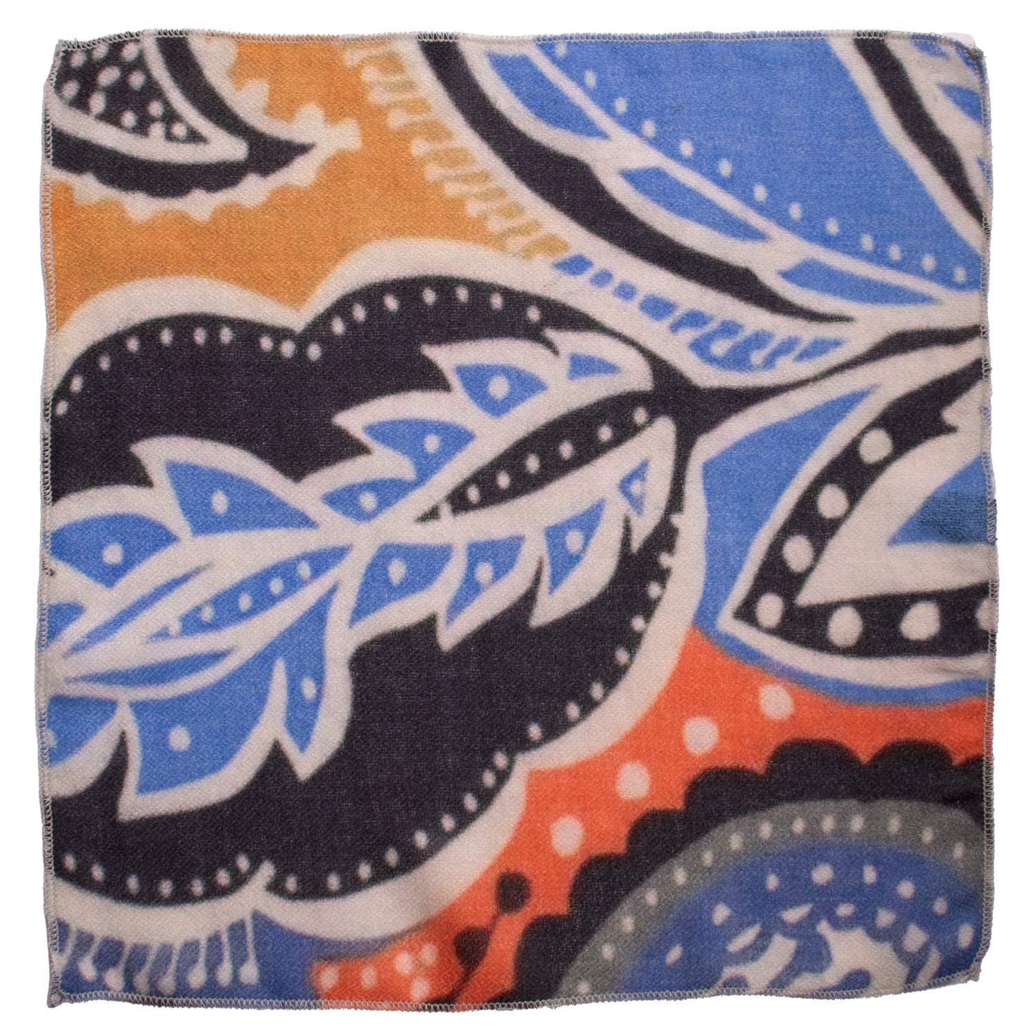 Fazzoletto da Taschino Vintage di Cashmere Fantasia Multicolor POCV143 Made in Italy Graffeo Cravatte