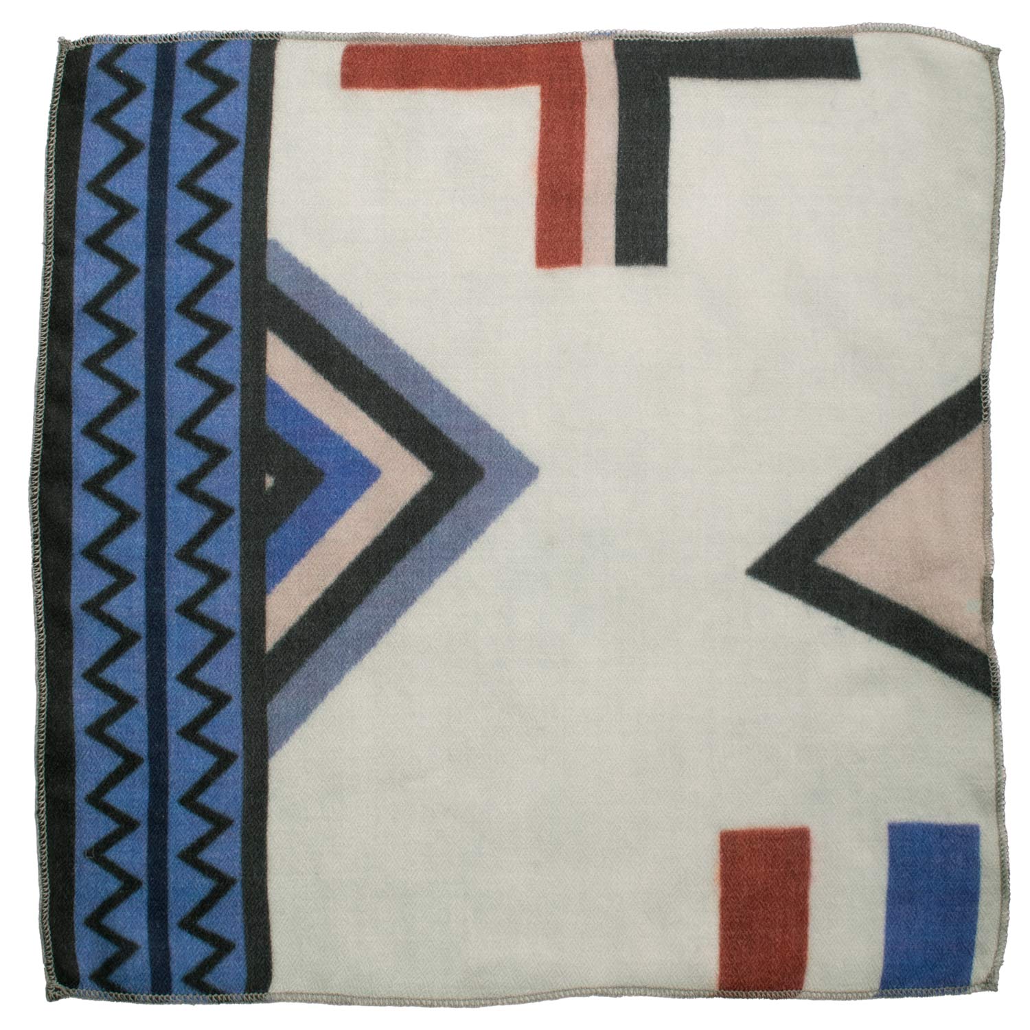 Fazzoletto da Taschino Vintage di Cashmere Verde Menta Fantasia Multicolor POCV134 Made in Italy Graffeo Cravatte