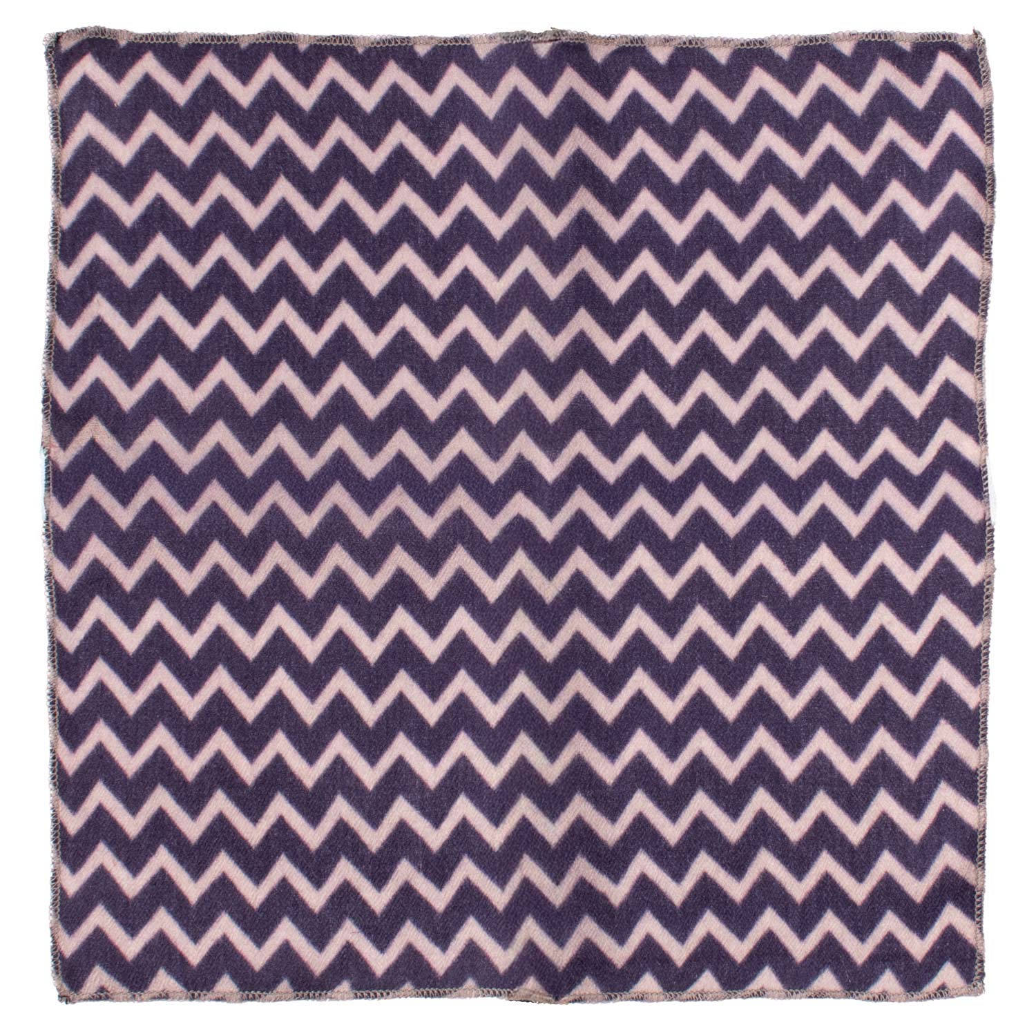 Fazzoletto da Taschino Vintage di Cashmere Viola Fantasia Grigio Chiaro POCV1056 Made in Italy Graffeo Cravatte