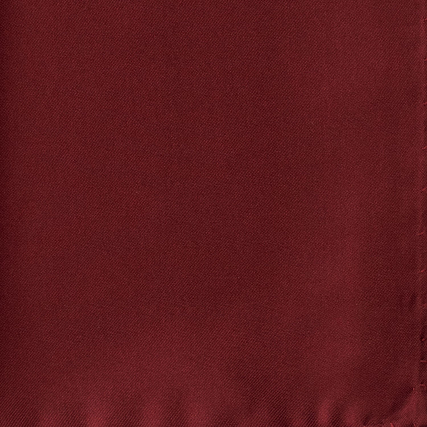 Fazzoletto da Taschino Vintage di Seta Bordeaux Tinta Unita POCV838 Dettaglio