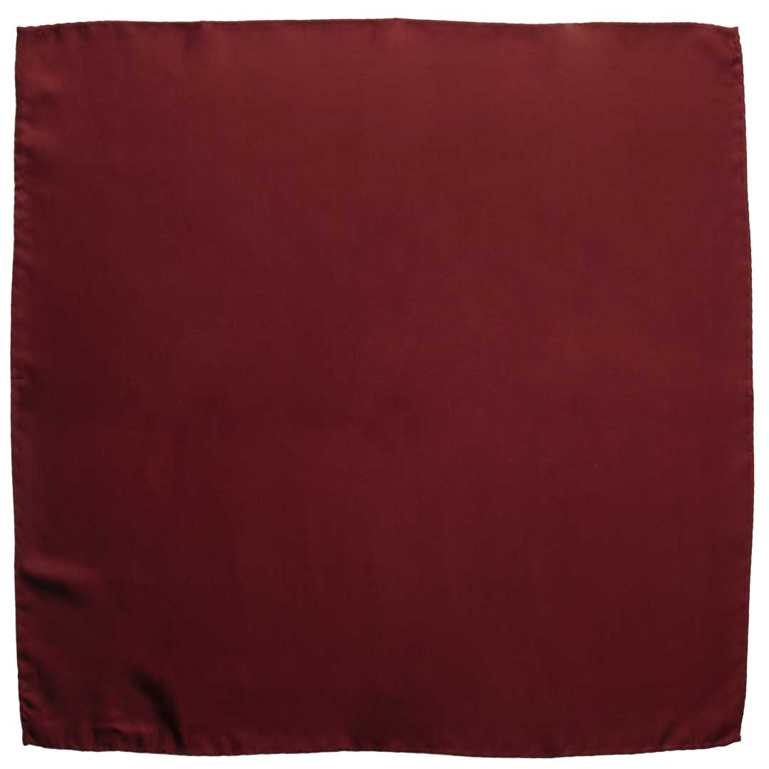Fazzoletto da Taschino Vintage di Seta Bordeaux Tinta Unita POCV838 Made in italy Graffeo Cravatte