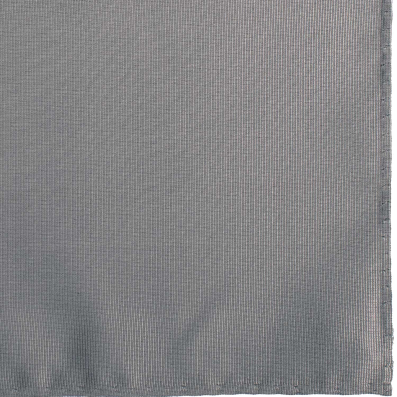 Fazzoletto da Taschino Vintage di Seta Grigio Argento Tinta Unita POCV1017 Graffeo Cravatte Made in Italy Dettaglio