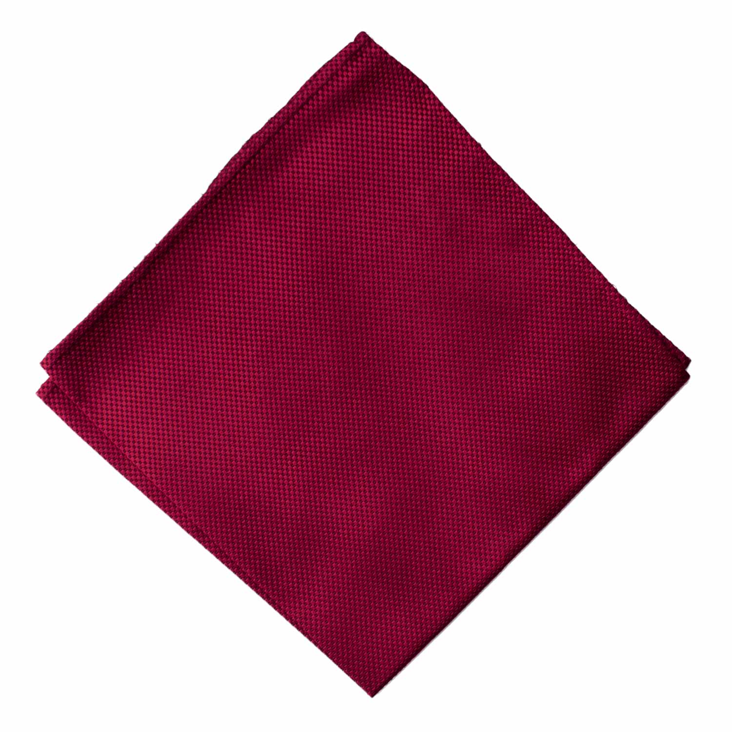 Fazzoletto da Taschino Vintage di Seta Magenta Fantasia Tono su Tono POCV987 Graffeo Cravatte Made in Italy Rombo