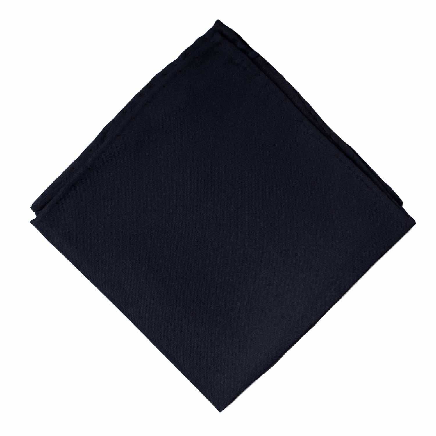 Fazzoletto da Taschino Vintage di Seta Raso Blu Tinta Unita POCV1002 Graffeo Cravatte Made in Italy Rombo