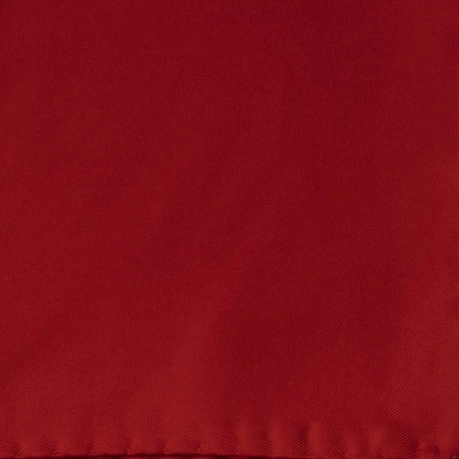 Fazzoletto da Taschino Vintage di Seta Rosso Tinta Unita POCV828 Dettaglio
