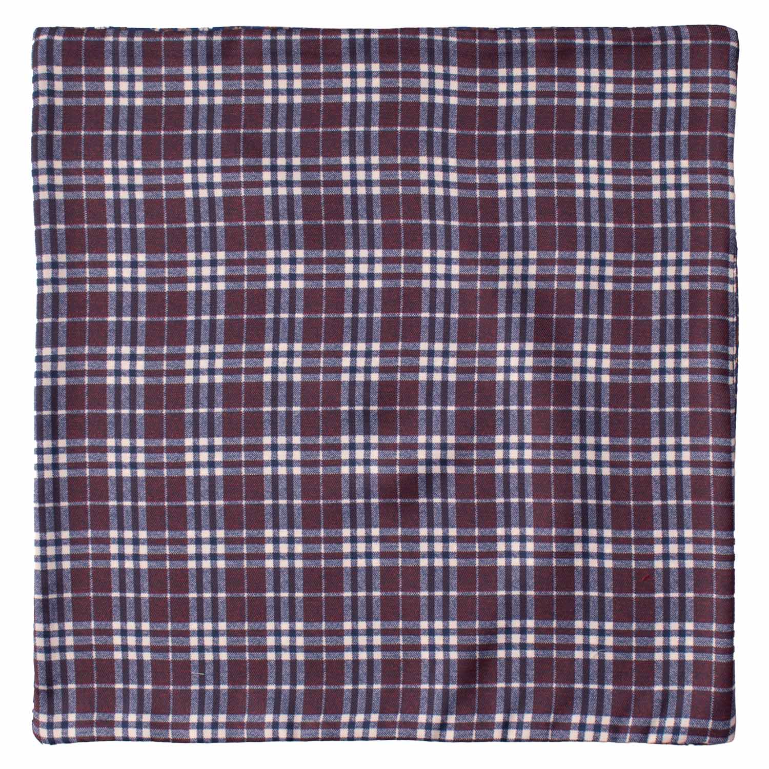 Fazzoletto da Taschino di Seta Double-Face Blu Navy Fantasia Multicolor POC652 Graffeo Cravatte Made in Italy Intera