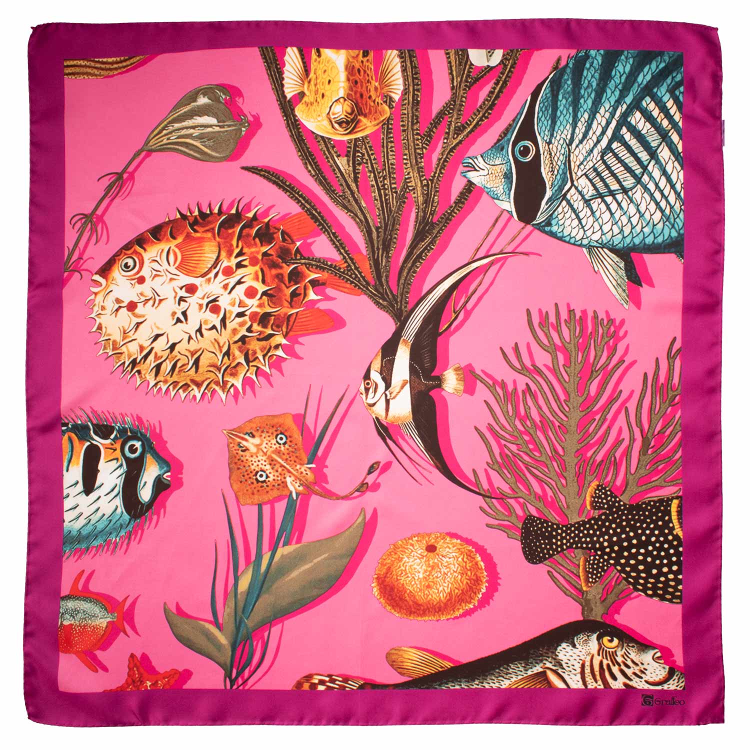 Pura Seta Foulard Seta Rosa Foulard Donna Foulard A Poco Prezzo