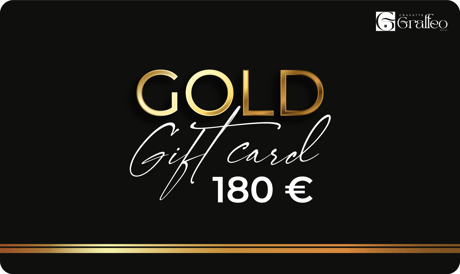 Gift Card Digitali Graffeo Cravatte - GOLD