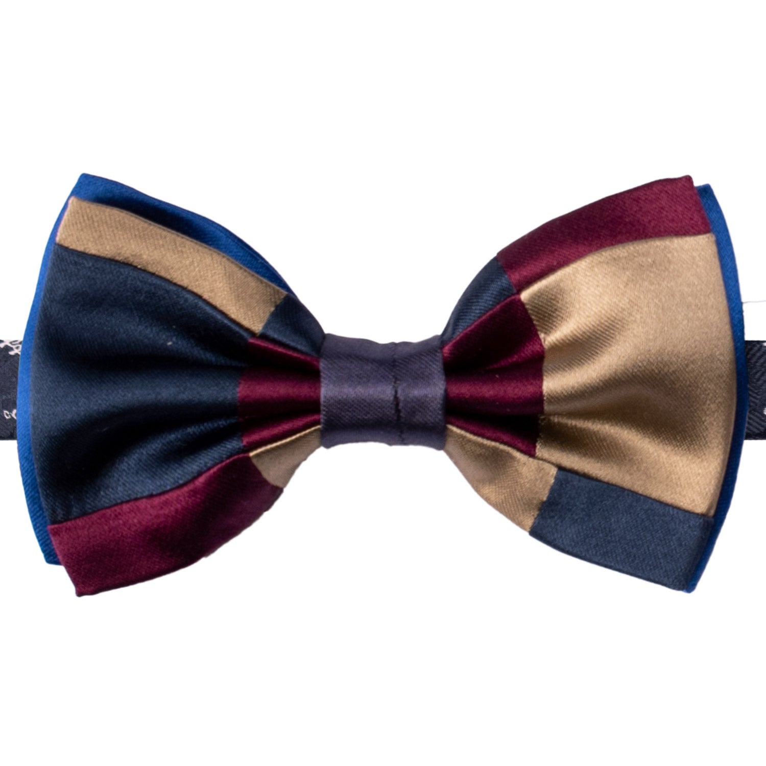 Papillon Annodato Vintage Patchwork Stampa di Seta Fantasia Multicolor PATCH1146 Made in Italy Graffeo Cravatte