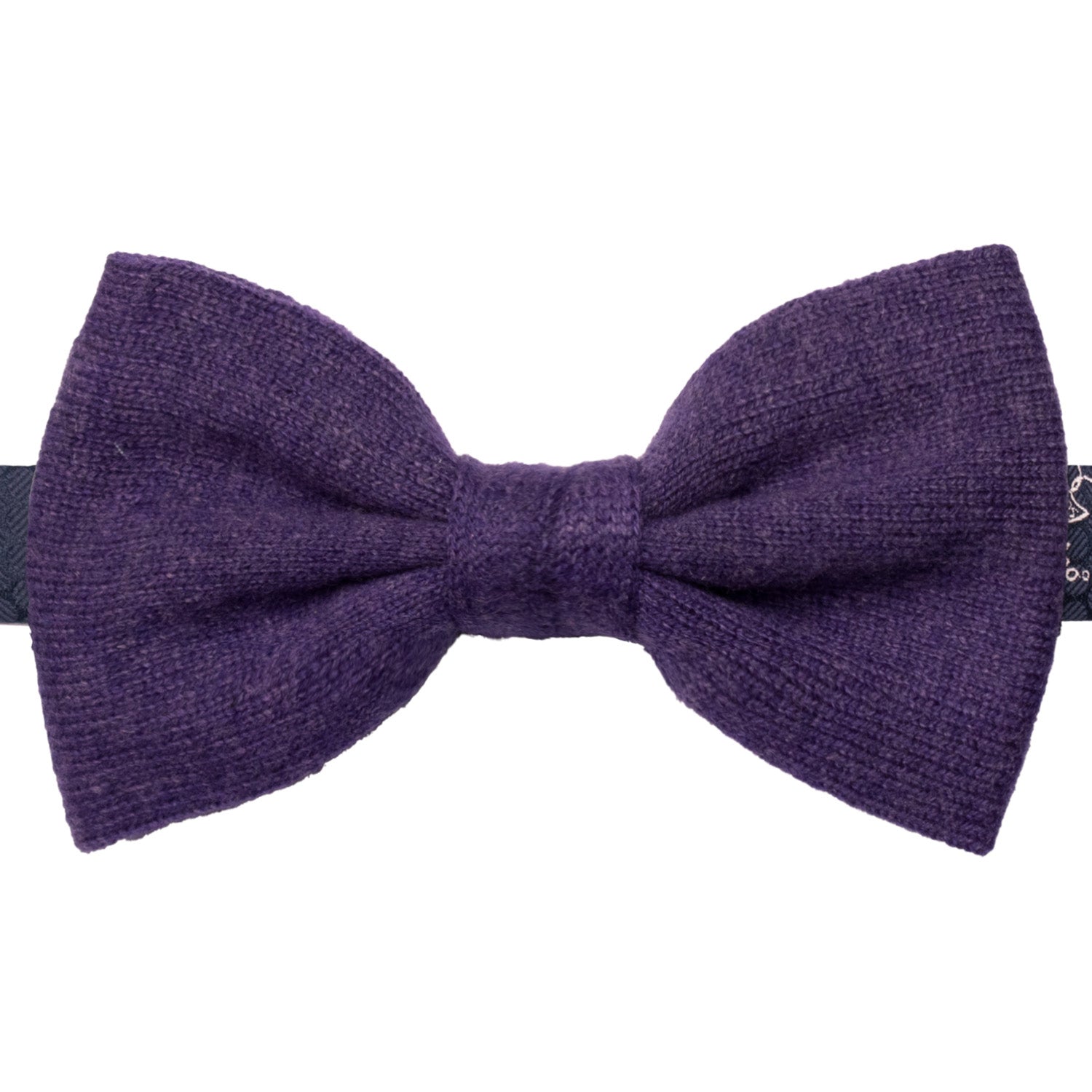 Papillon Annodato Vintage di Cashmere Viola PAP1279 Made in Italy Graffeo Cravatte