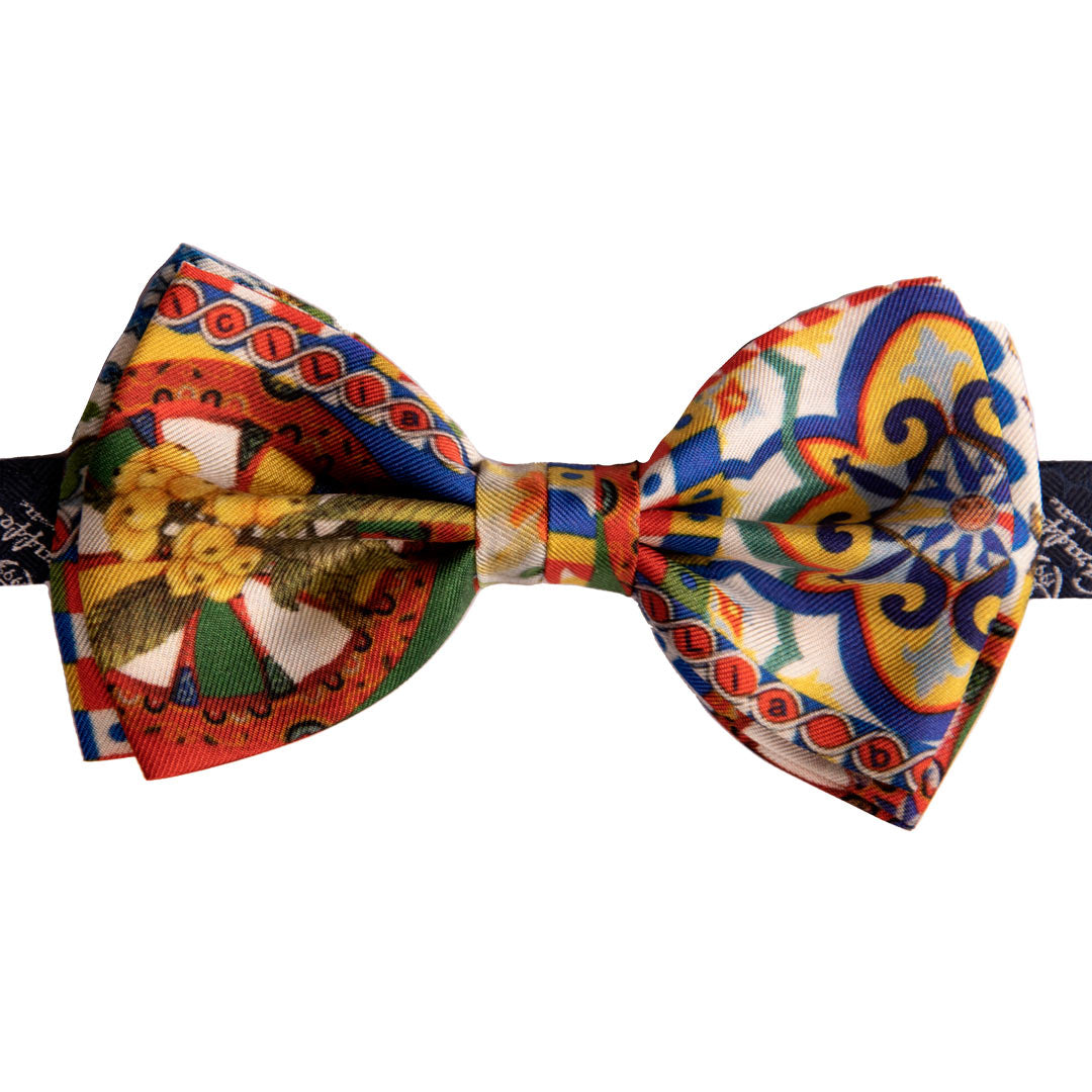Papillon uomo lusso in seta Doppione Scabal da annodare blu Il Milione Papillon uomo lusso in seta Doppione Scabal da annodare blu Il Milione