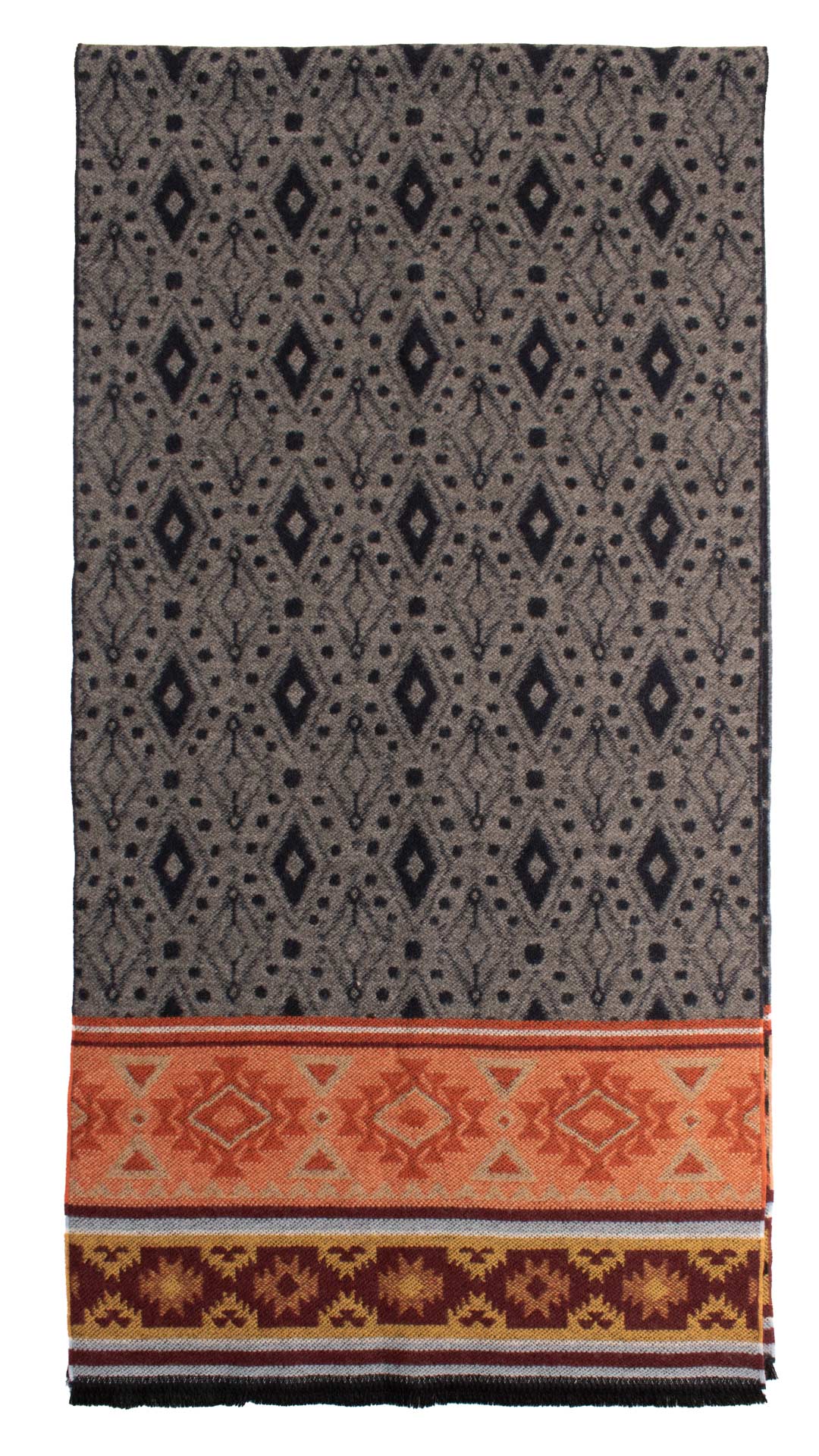 Sciarpa Pashmina in Lana Cashmere Fantasia Multicolor SC87 Made in Italy Graffeo Cravatte Intera