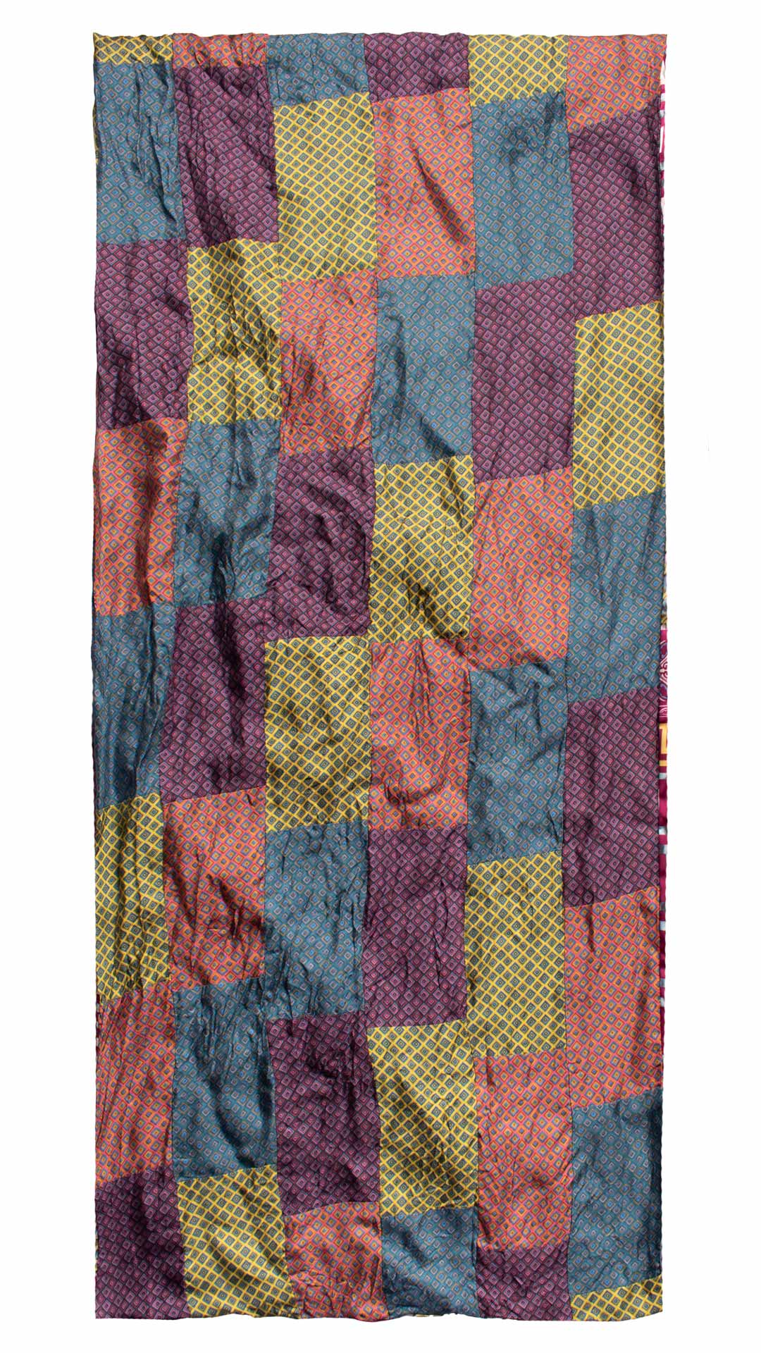 Sciarpa-di-Seta-Vintage-Patchwork-Fantasia-Multicolor- S685
Intera