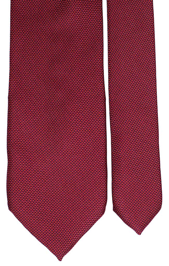 Cravatta Uomo Stampa Rossa Blu Made in Italy Graffeo Cravatte Pala