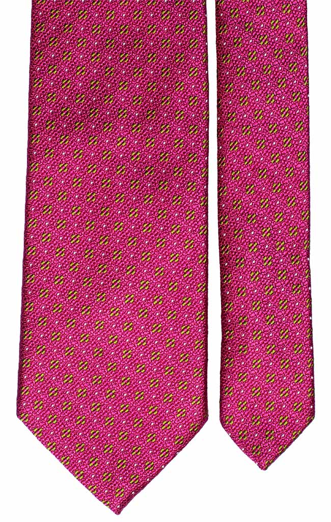 Cravatta stretta in seta fucsia - Acquista online