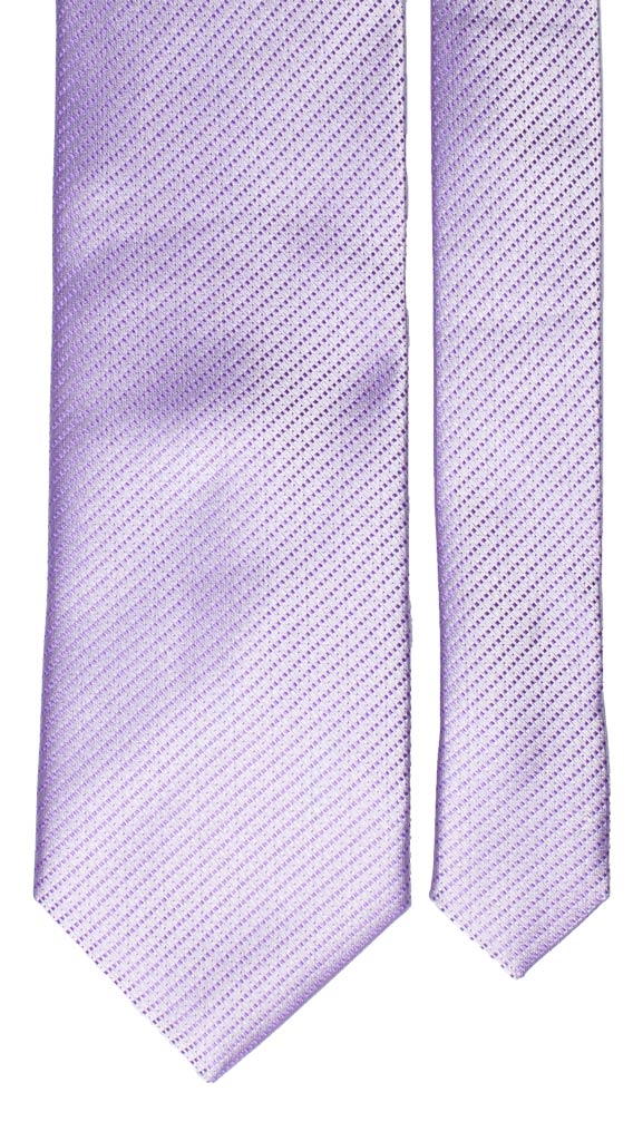 Cravatta di Seta Glicine Fantasia Tono su Tono Made in Italy Graffeo Cravatte Pala