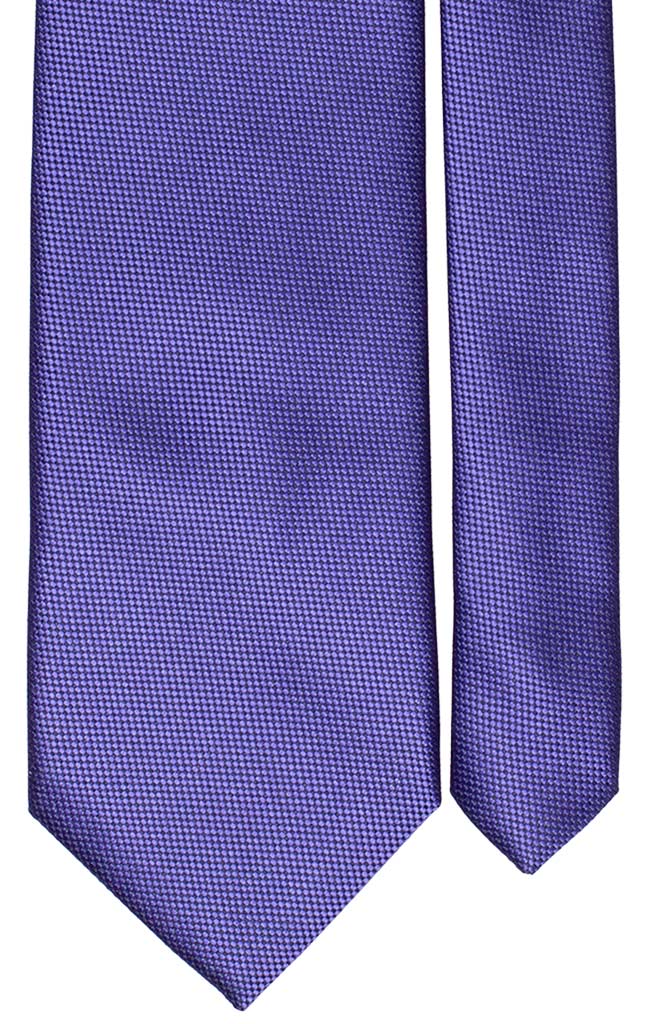 Cravatta di Seta Lavanda Tinta Unita Made in Italy Graffeo Cravatte Pala