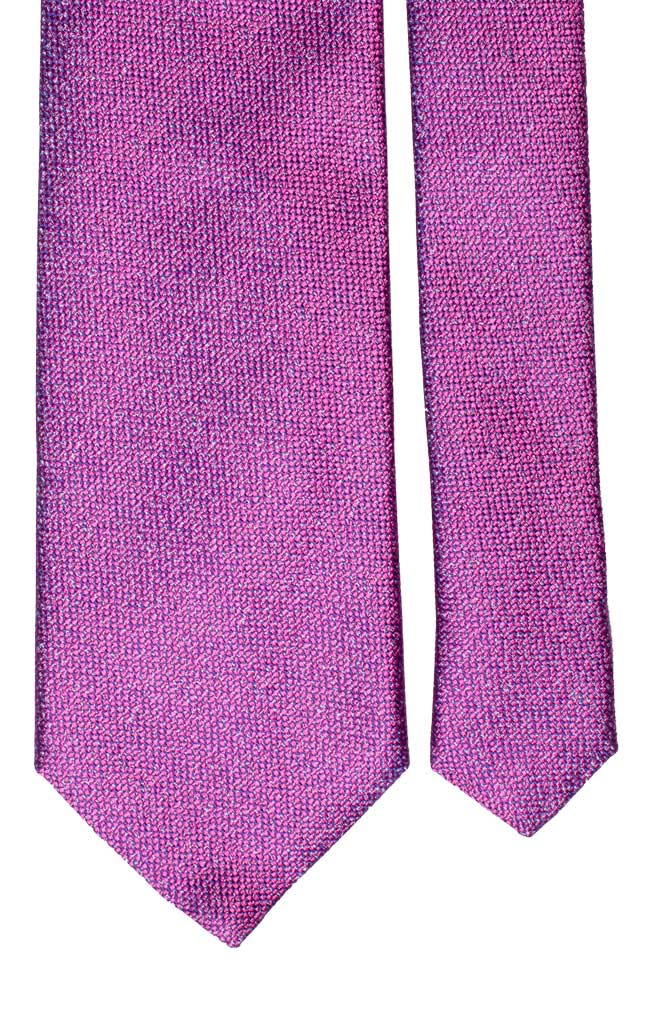 Cravatta di Seta Rosa Celeste Fantasia Tono su Tono Made in Italy graffeo Cravatte Pala