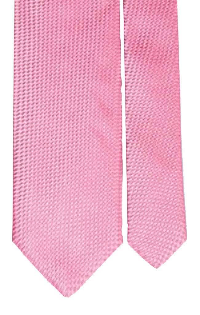 Cravatta di Seta Rosa Tinta Unita Made in Italy Graffeo Cravatte Pala
