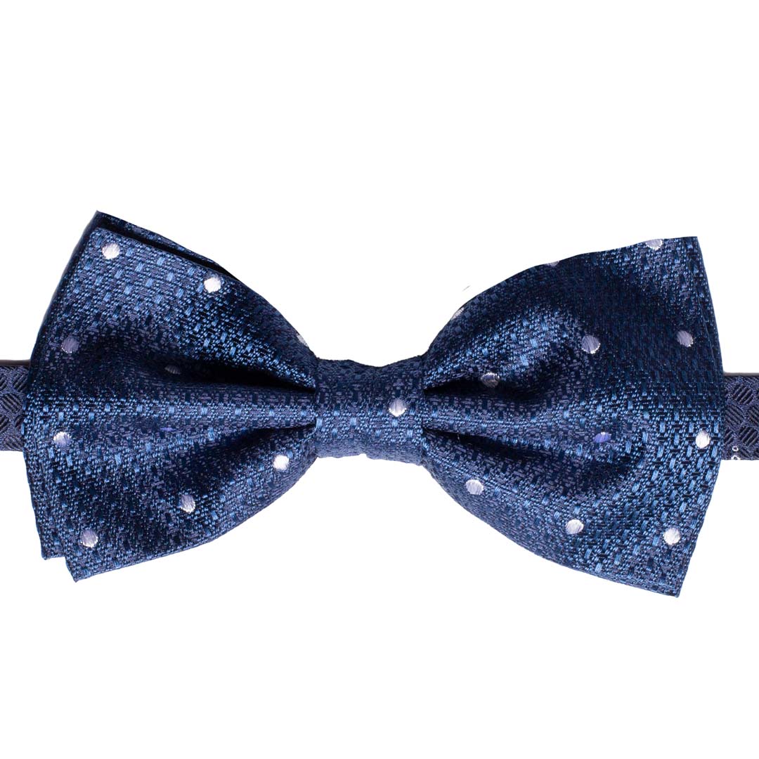 Papillon Uomo Pre-Annodato - Look Seta 12x6cm Regolabile - Foto 1