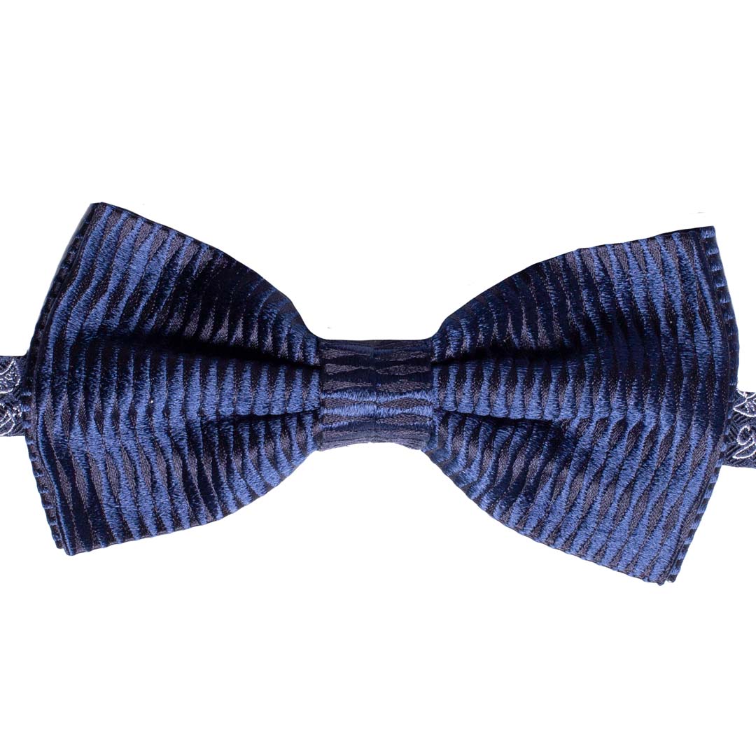 Papillon Uomo di Seta a Fantasia Blu Notte Made in Italy Graffeo Cravatte