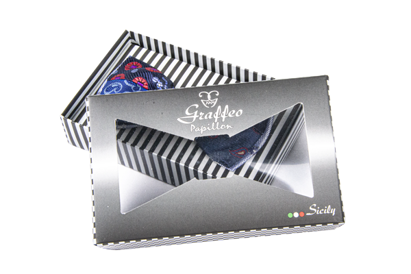 Confezione Regalo Papillon Artigianale di Lusso Made in Italy Graffeo Cravatte